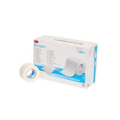 PRZYLEPIEC 3M MICROPORE 5cm x 9.14m 6 rol - MIKROPOROWATY, ODDYCHAJĄCY