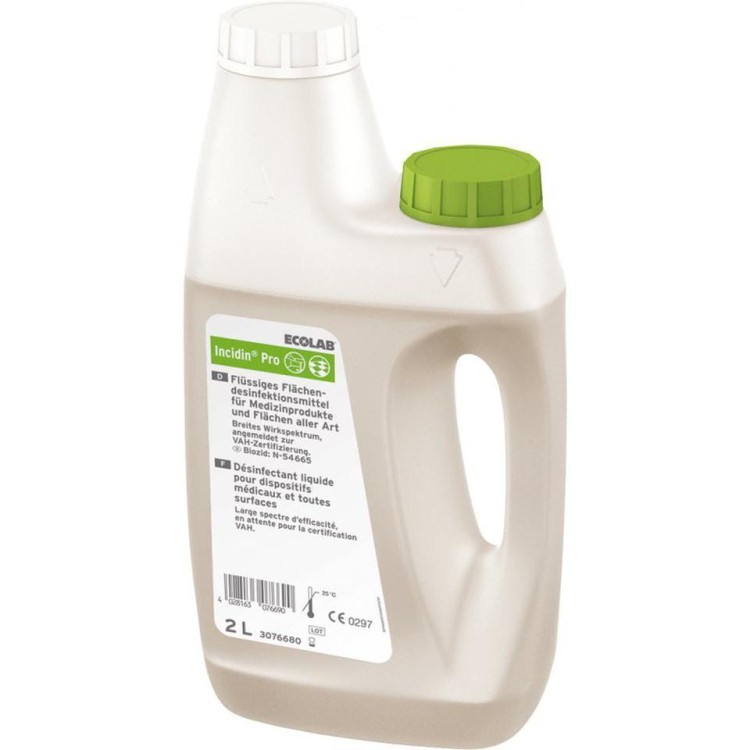 INCIDIN PRO 2L - koncentrat do do mycia i dezynfekcji wszystkich rodzajów powierzchni ECOLAB